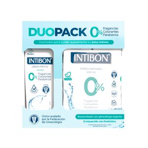 Jabón Intimo Intibon 210g + Pañitos 24Und Dúo Pack