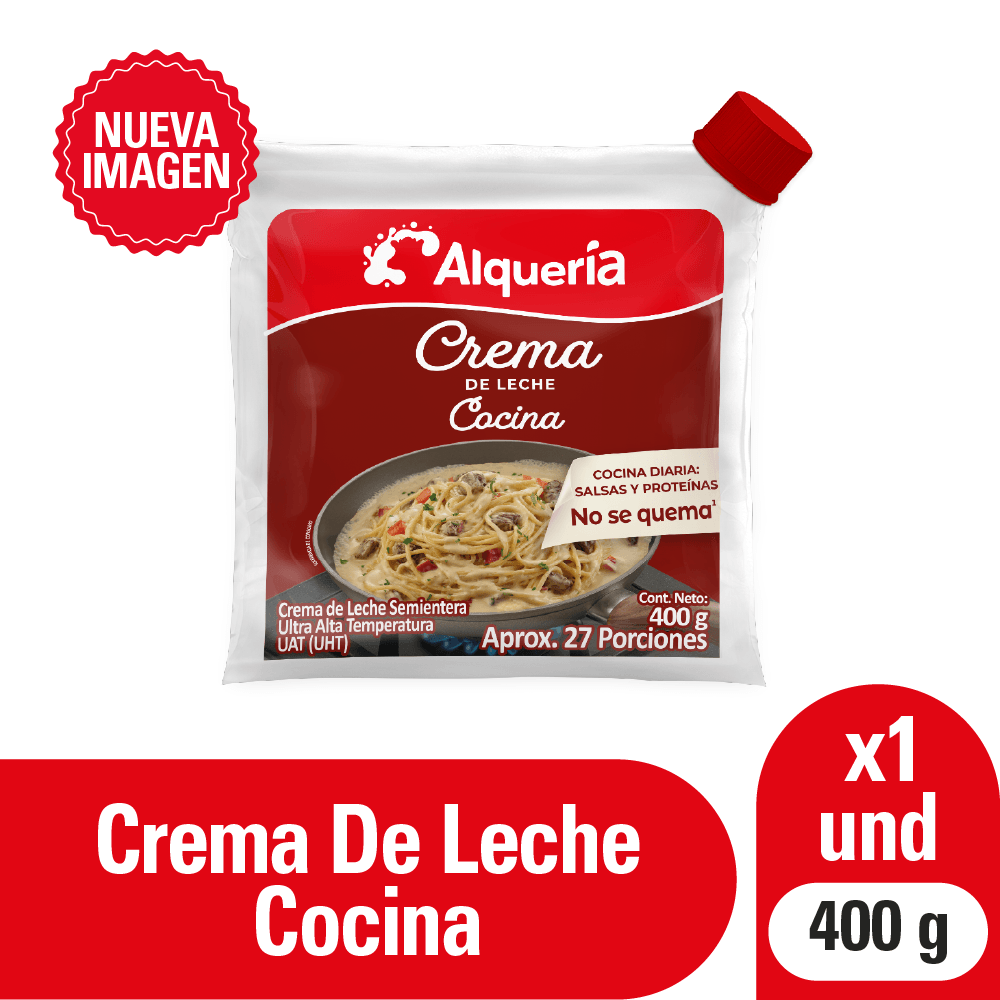 Crema de leche Culinaria Alqueria 400g