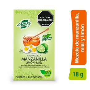 Aromatica jaibel manzanilla limon miel x20und x18g net