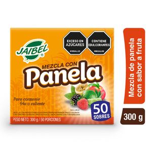 Aromatica panela jaibel sabores surtidos x50und x6g c/u
