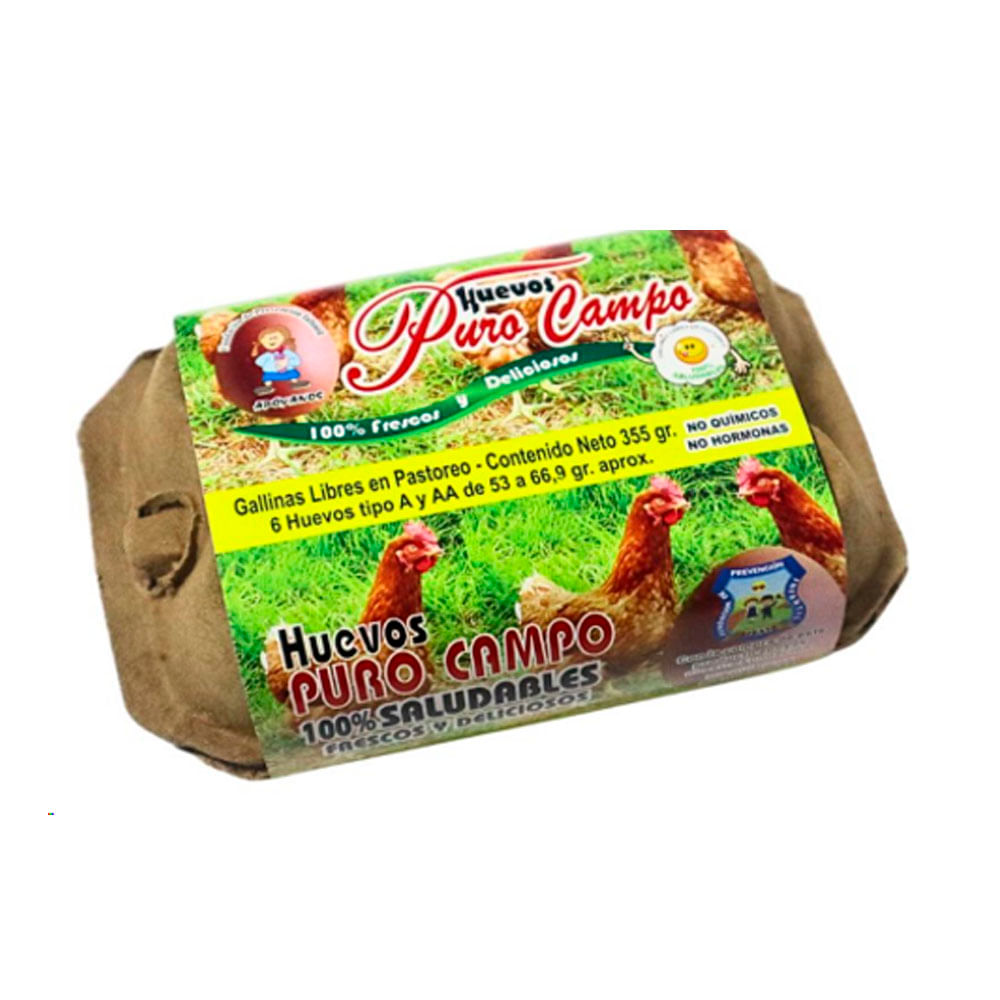 Huevo Orgánico La Granja x6 un