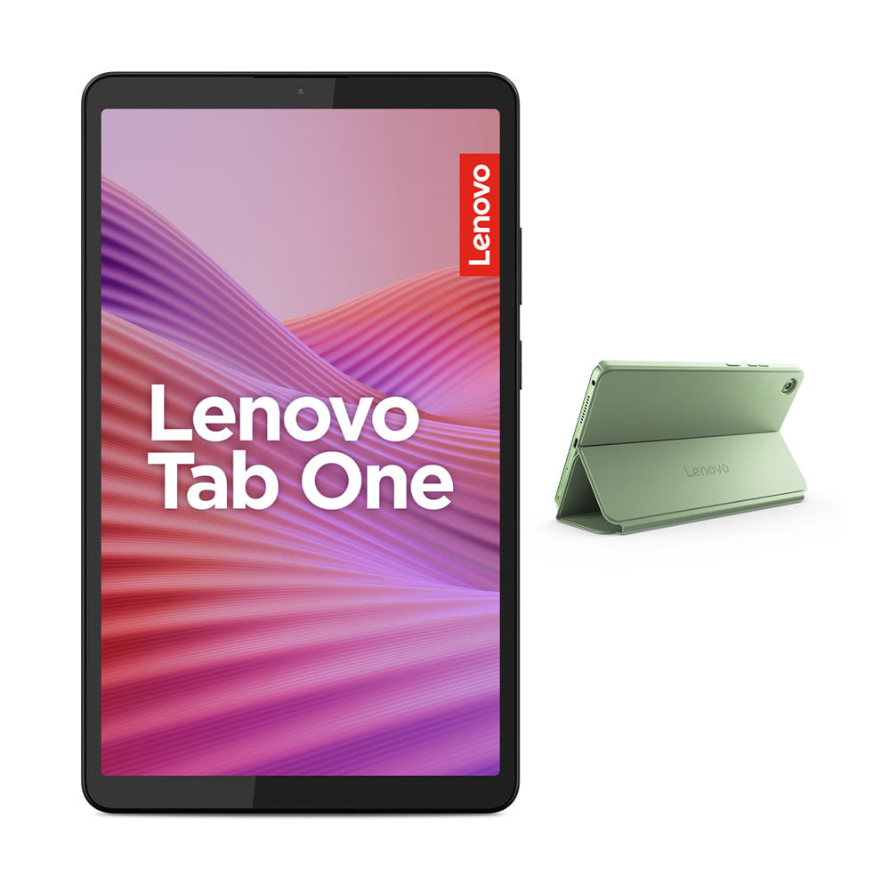 Tablet Lenovo Tab One - RAM 4GB - 128GB + Estuche tipo folio + Cargador - 8,7" HD - Gris