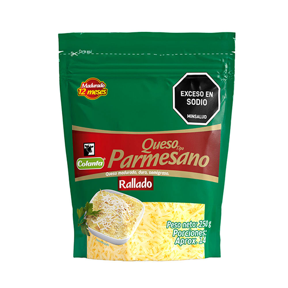 Queso parmesano Colanta x250g