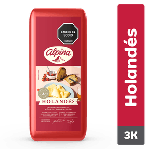 Queso Holandes Alpina Trozo x300g