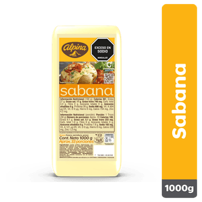 Queso sabana Alpina x1000g