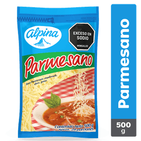 Queso parmesano Alpina bolsa x500g