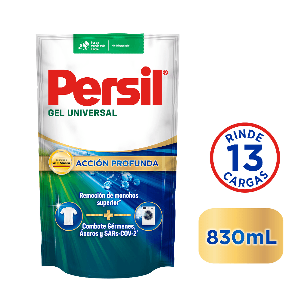 Detergente Líquido Persil Universal Acción Profunda 830 ml