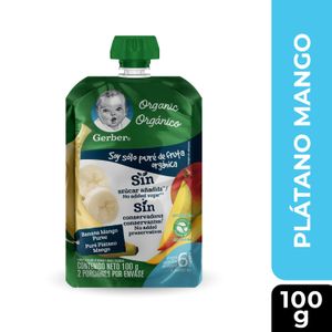 Compota Gerber pure banana mango x100g