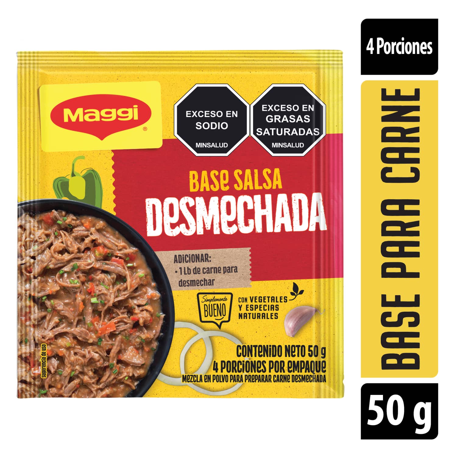 Base para carnes Carne Desmechada Maggi x50g