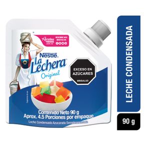 Leche condensada La Lechera Bolsa x 90gr