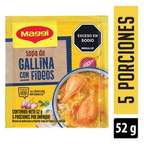 Sopa Maggi Gallina Con Fideos x52G