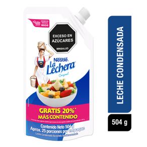 Leche condensada La Lechera bolsa x 504gr
