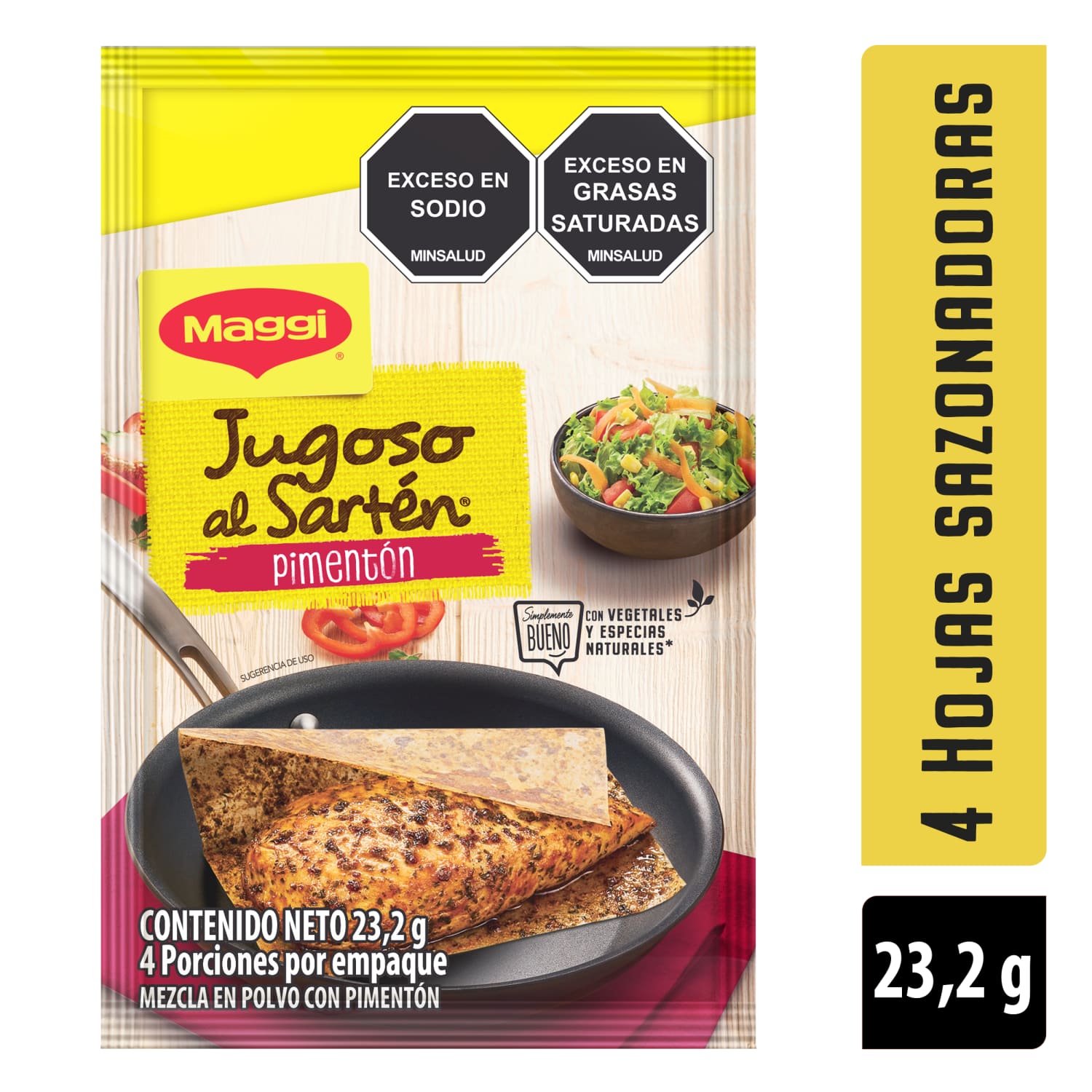 Mezcla Maggi jugoso al sartén pimentón x23,2g