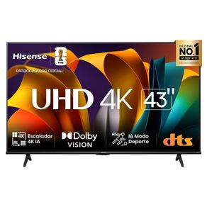 Televisor Hisense 43 pulgadas UHD 4K Smart TV 43A6N
