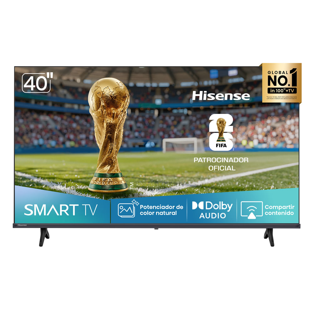 Smart tv hd 40" hisense 40a4nv