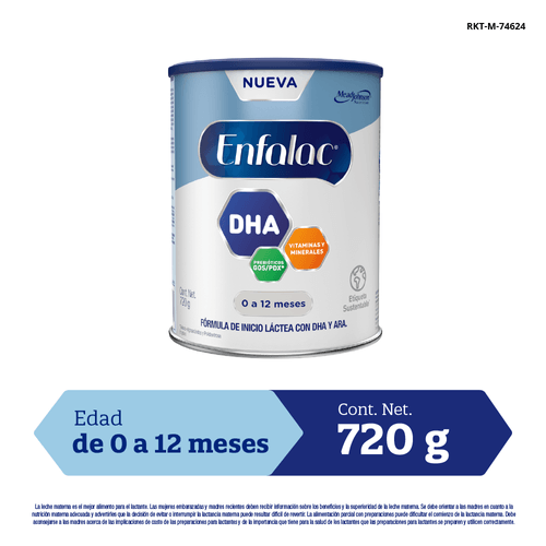 Fórmula Infantil Enfalac de Inicio 0 a 12 meses - 720G