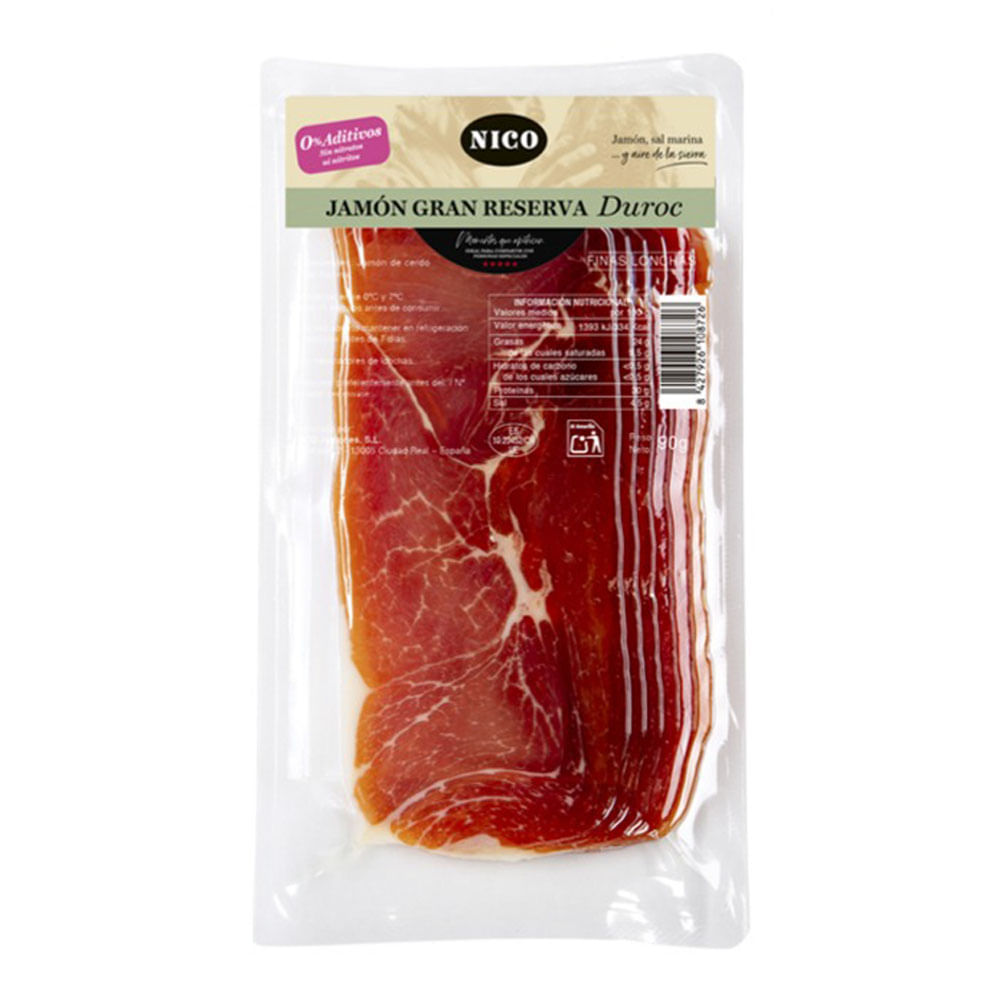 Jamón Nico Jamones serrano bodega x 100 g