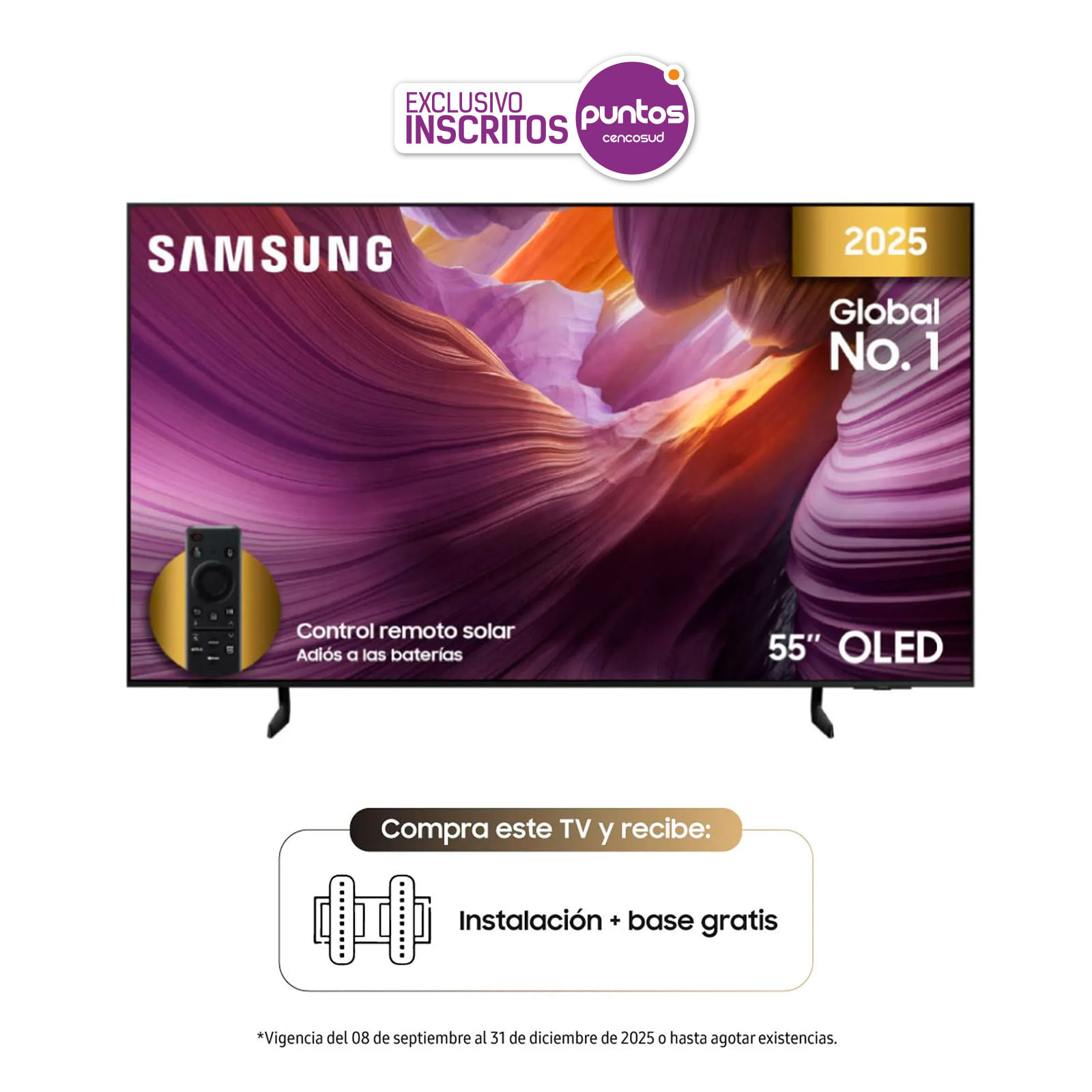 Televisor Samsung 55'' LED UHD 4K Smart TV QN55S85FAKXZL