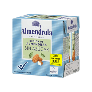 Bebida Almendrola Almendra Sin Azucar 6Und 1000ml