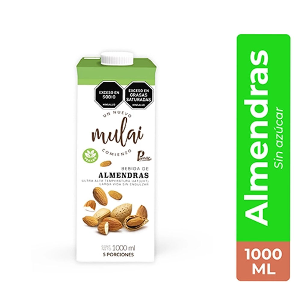 Bebida de Almendras Mulai Sin Azúcar 1000ml