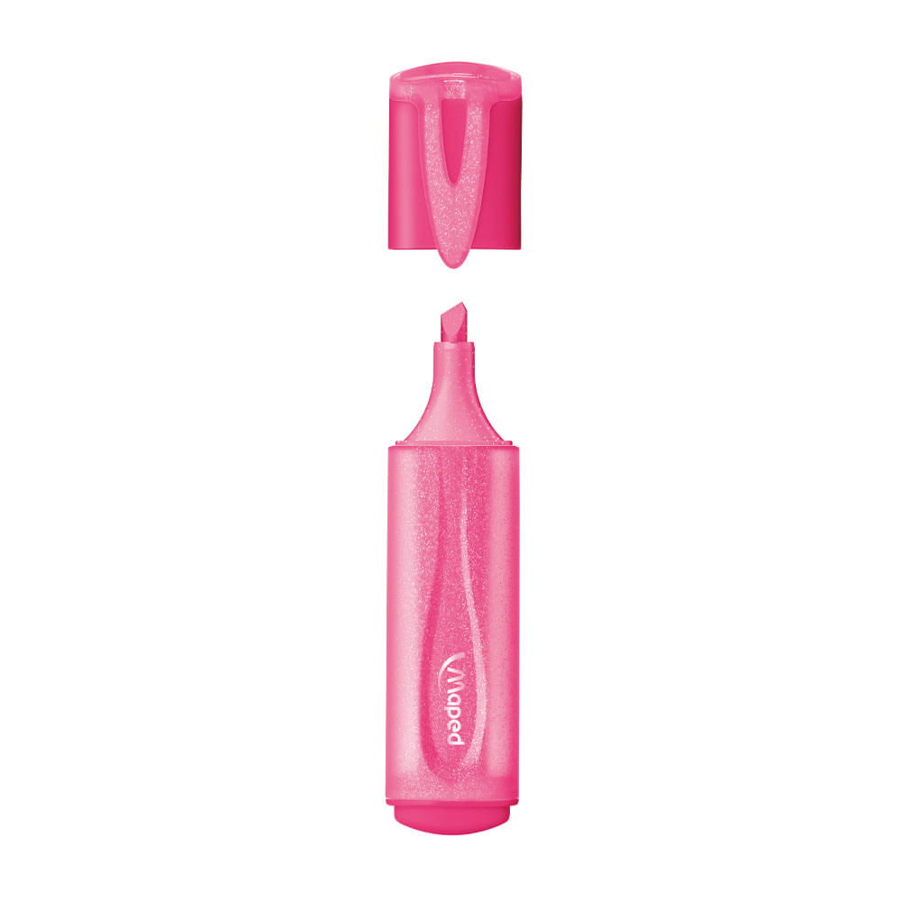Resaltador Neón Glitter Maped x4 un