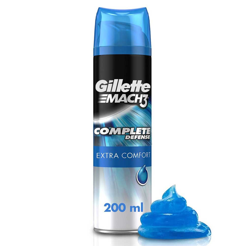 Gel para Afeitar Gillette Mach3 Extra Comfort para Afeitado 200ml