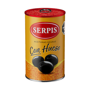 Aceitunas Serpis Negras Hueso 300g