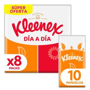 Pañuelos Faciales Kleenex de Bolsillo 8x10U