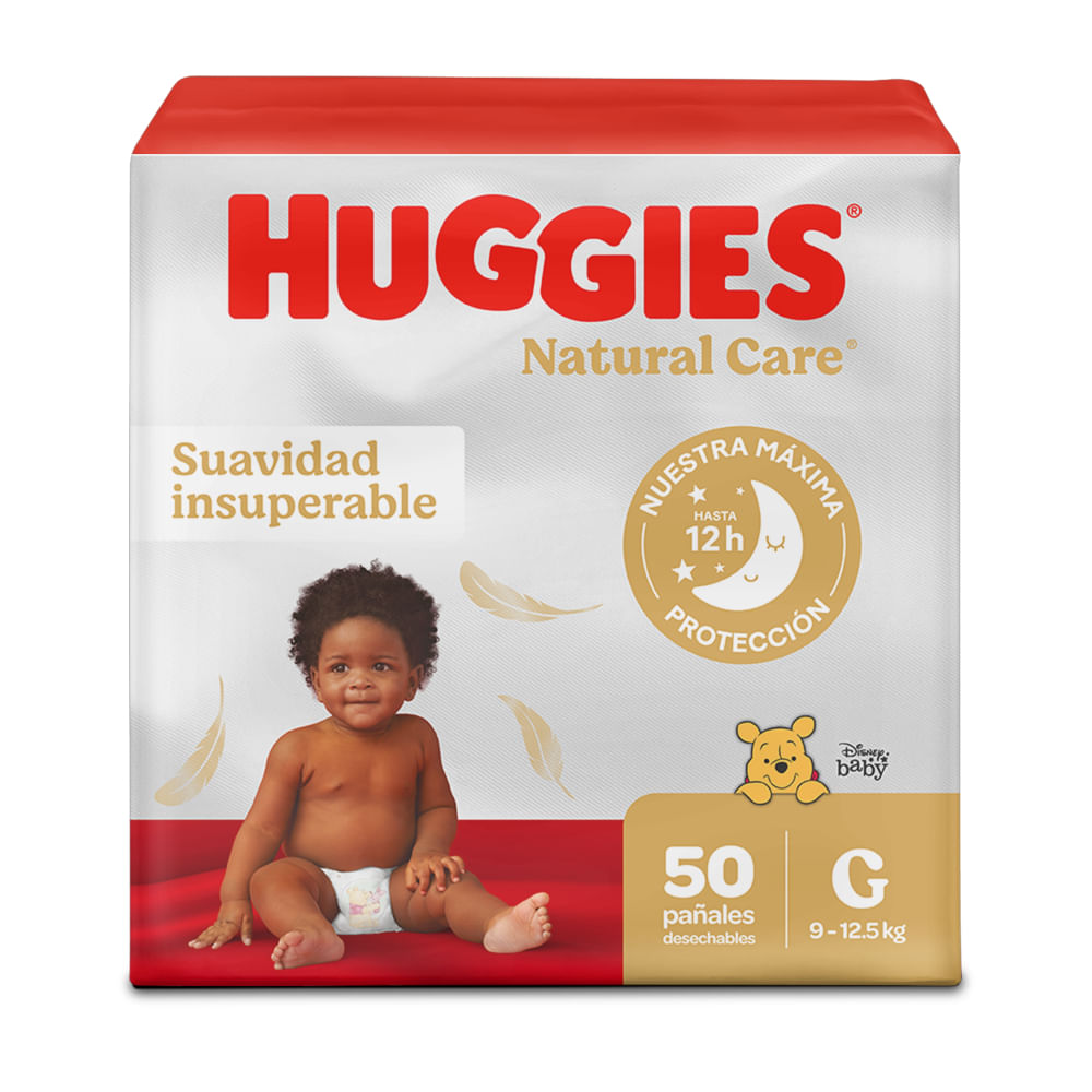 Pañales Huggies Natural Care Etapa 3/G 50 Un
