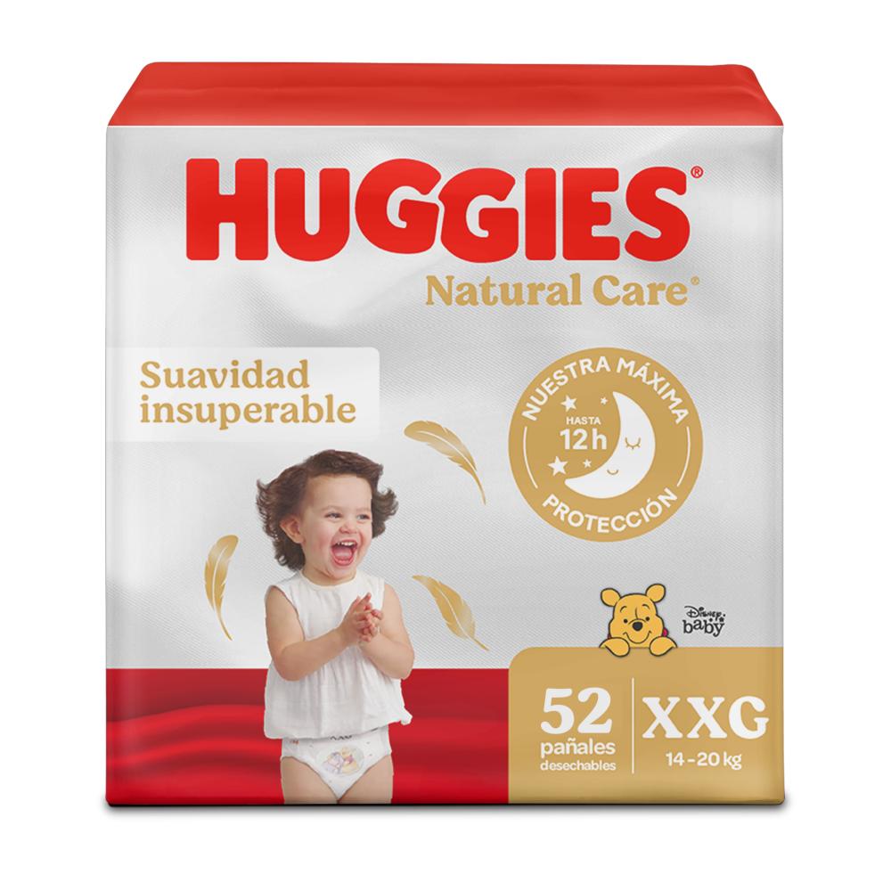 Pañales Huggies Natural Care XXG 52 Unidades