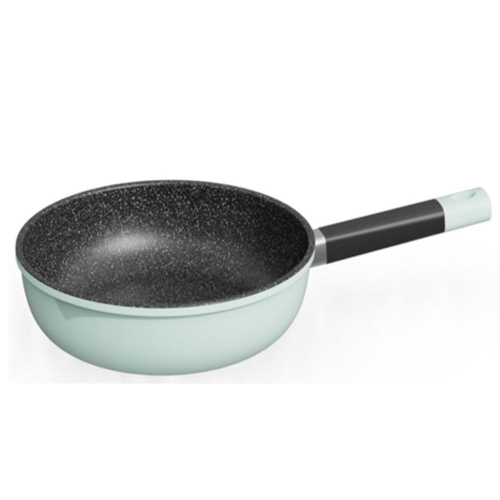 Wok Soho Mint 28 cm Aluminio Forjado Verde KW
