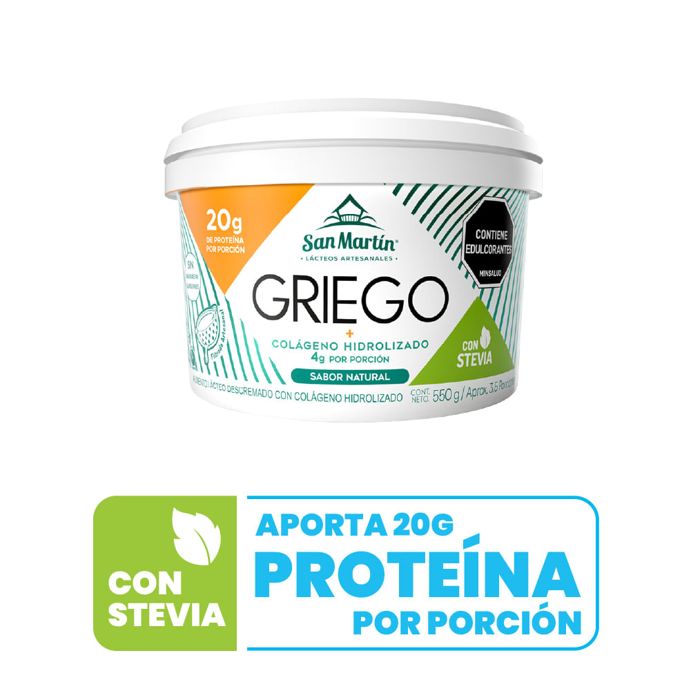 Yogurt San Martín colágeno hidrolizado x550g