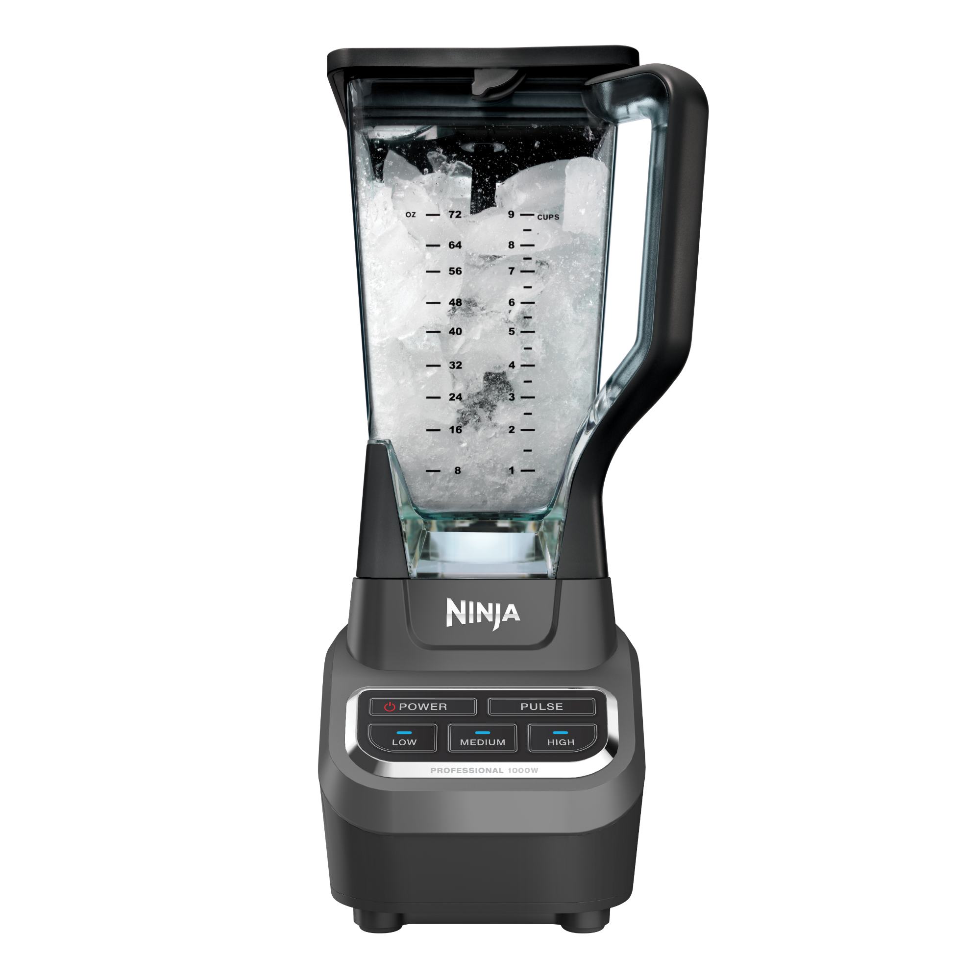 Licuadora Ninja Profesional 1000W 3 Velocidades Vaso Vidrio BL610