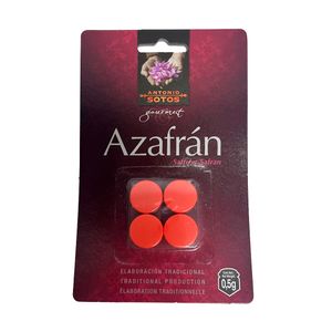 Blister 4 cápsulas 0,5g (4 caps. X 0,125g) Azafrán Molido