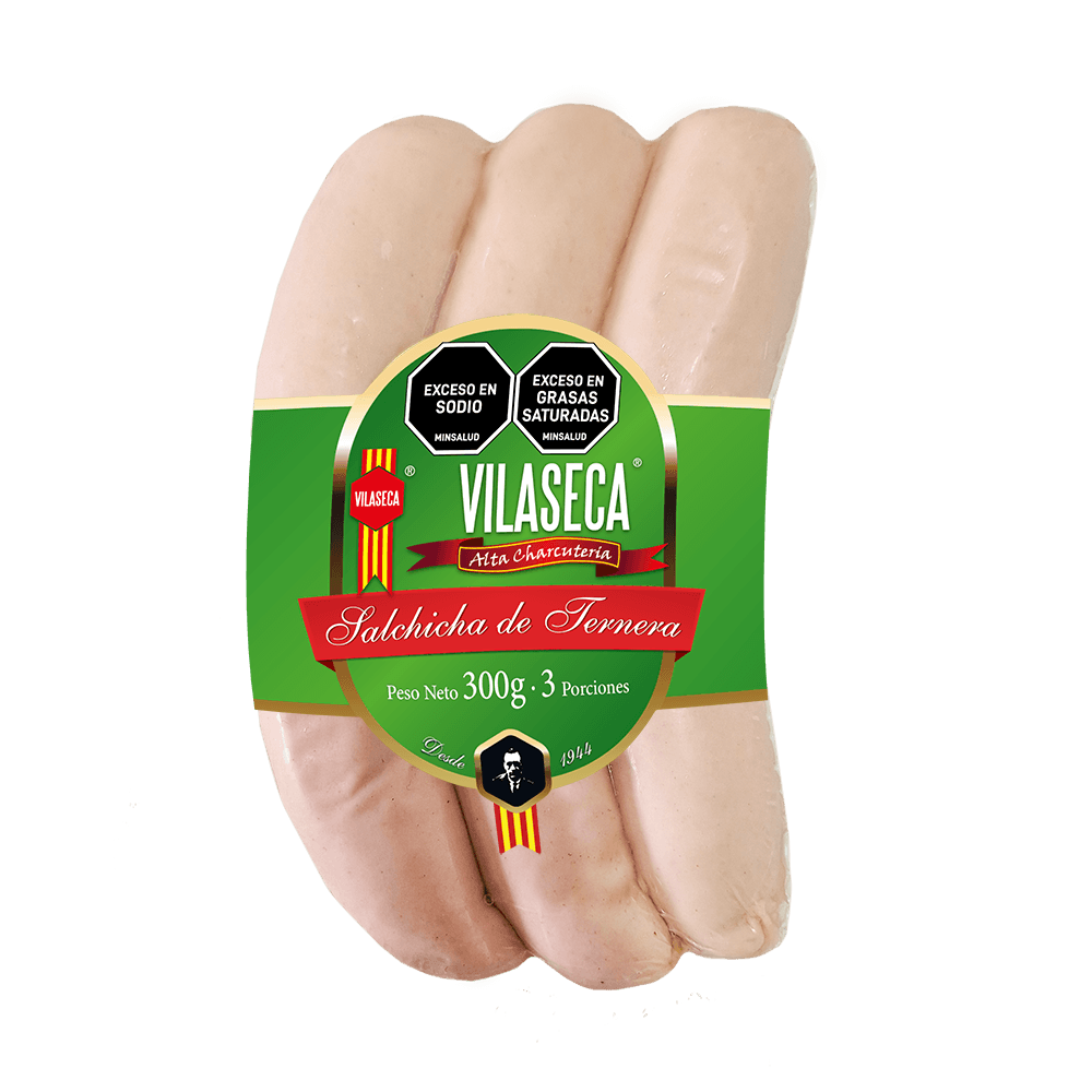 Salchicha vilaseca ternera x300g