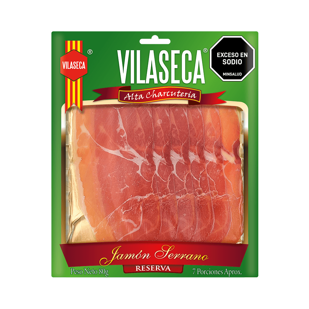 Jamón Vilaseca Serrano Reserva x80G