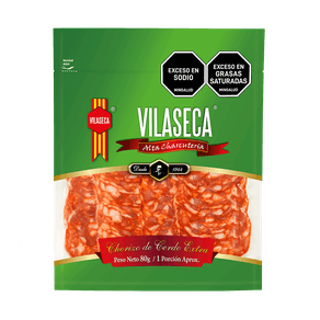 Chorizo vilaseca cerdo extra x80g