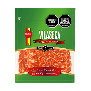 Chorizo vilaseca cerdo extra x80g