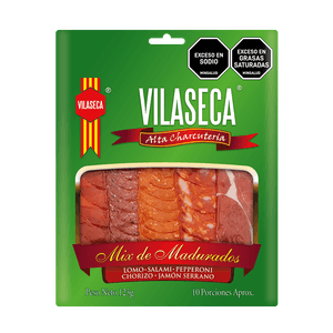 Mix madurados (lomo, salami, peperoni y serrano) x 125g