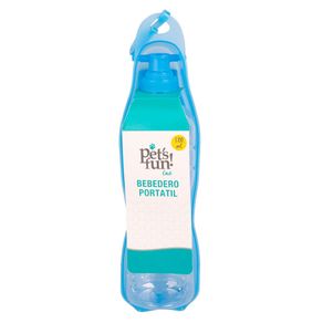Bebedero portatil 500ml celeste Pet'S Fun