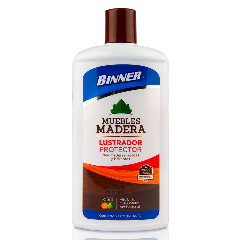 Lustra muebles Madera limón x500ml Binner