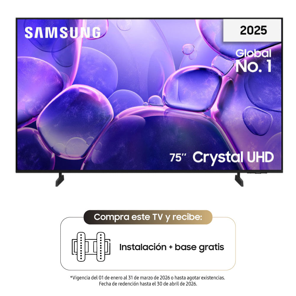 Televisor Samsung 75'' LED UHD 4K Smart TV UN75U8000FKXZL