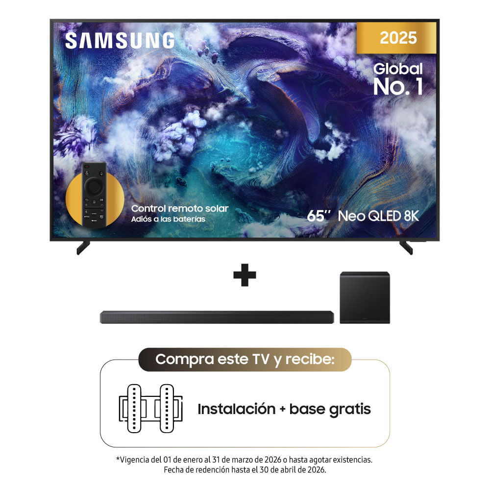 Televisor Samsung 65'' QLED 8K Smart TV F-QN65QN900FKX