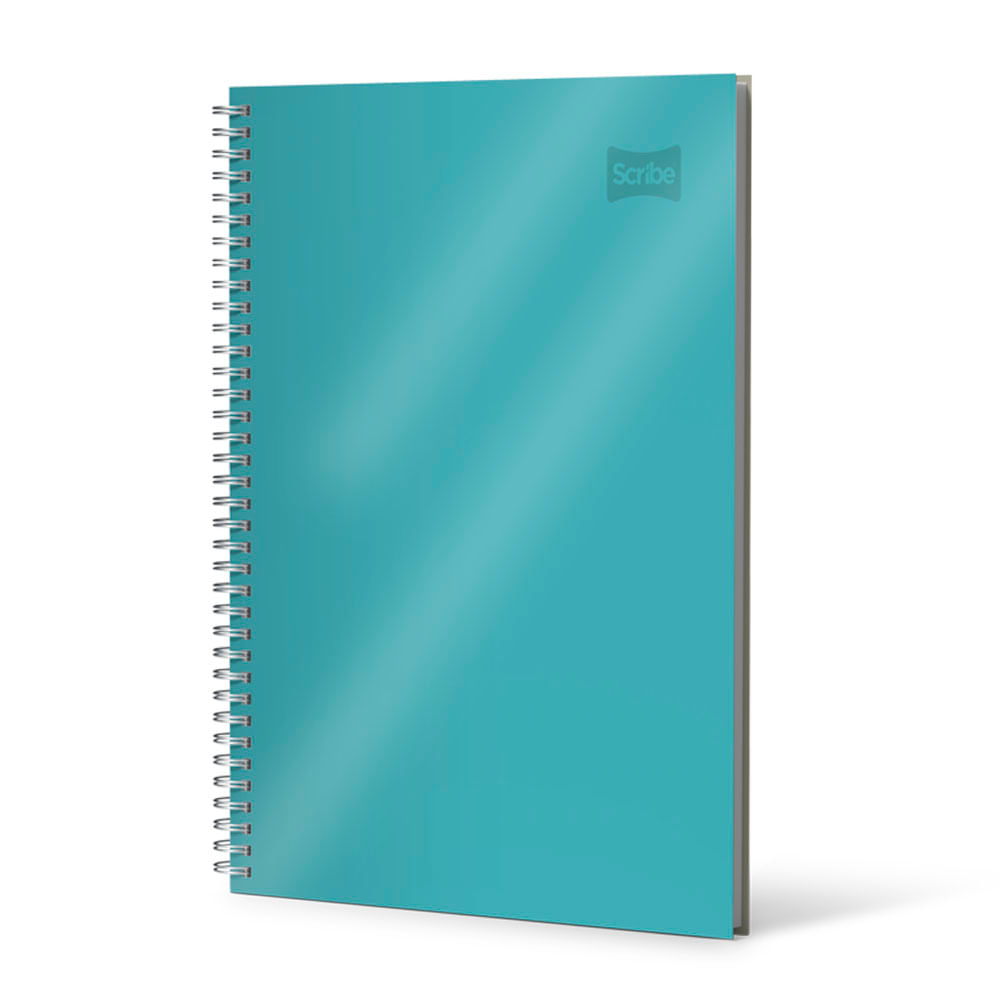Cuaderno Espiral Pasta Dura 95 Sport Femenino 80 Hojas Cuadriculado Scribe Surtido