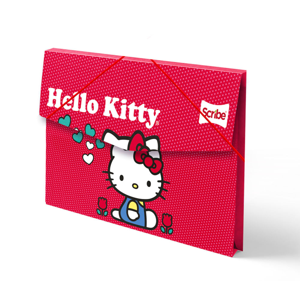 Carpeta Fuelle Plástica Melody Kitty Scribe