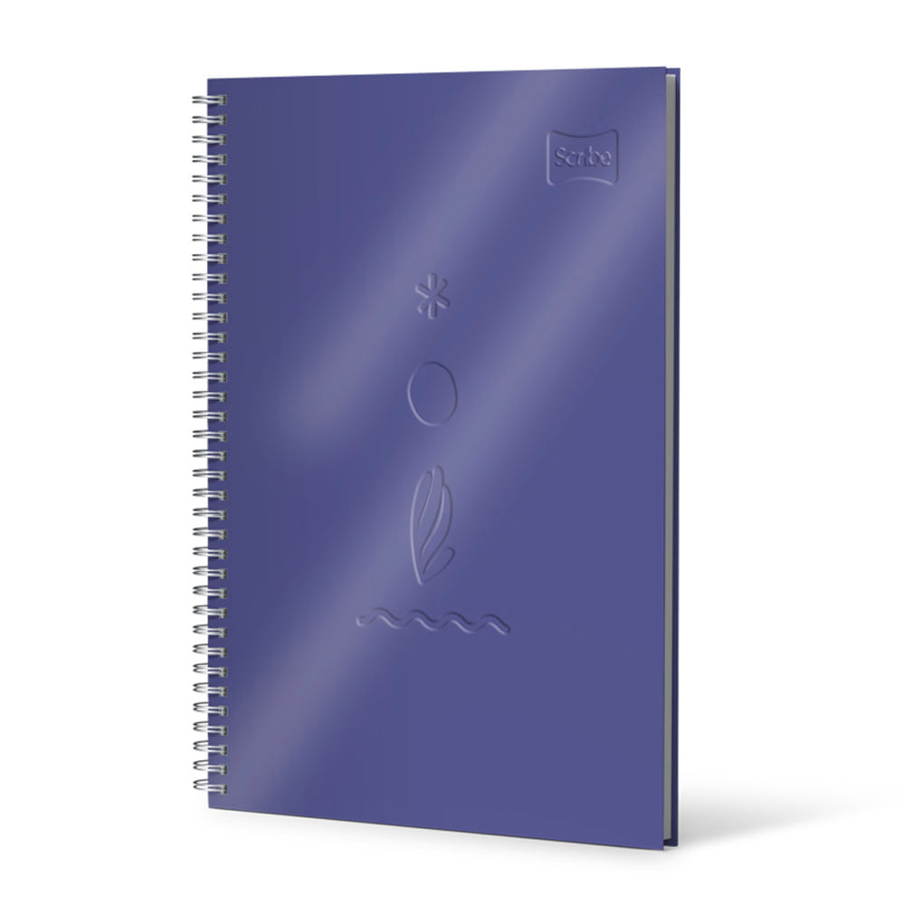 Cuaderno Argollado Pasta Dura 105 Cuero Femenino 80 Hojas Rayado Scribe Surtido
