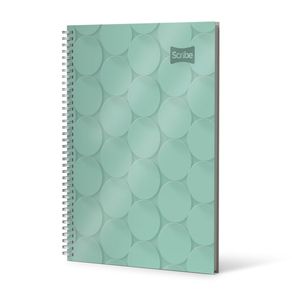 Cuaderno Argollado Pasta Dura 105 Sport Femenino 175 Hojas Cuadriculado Scribe Surtido
