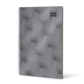 Cuaderno Argollado Pasta Dura Sport Masculino 160 Hojas Mixto Scribe Surtido