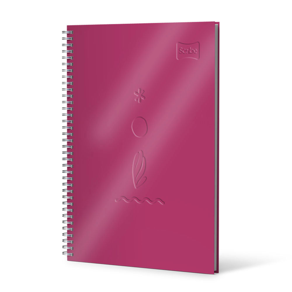 Cuaderno Argollado Pasta Dura 95 Cuero Femenino 80 Hojas Rayado Scribe Surtido