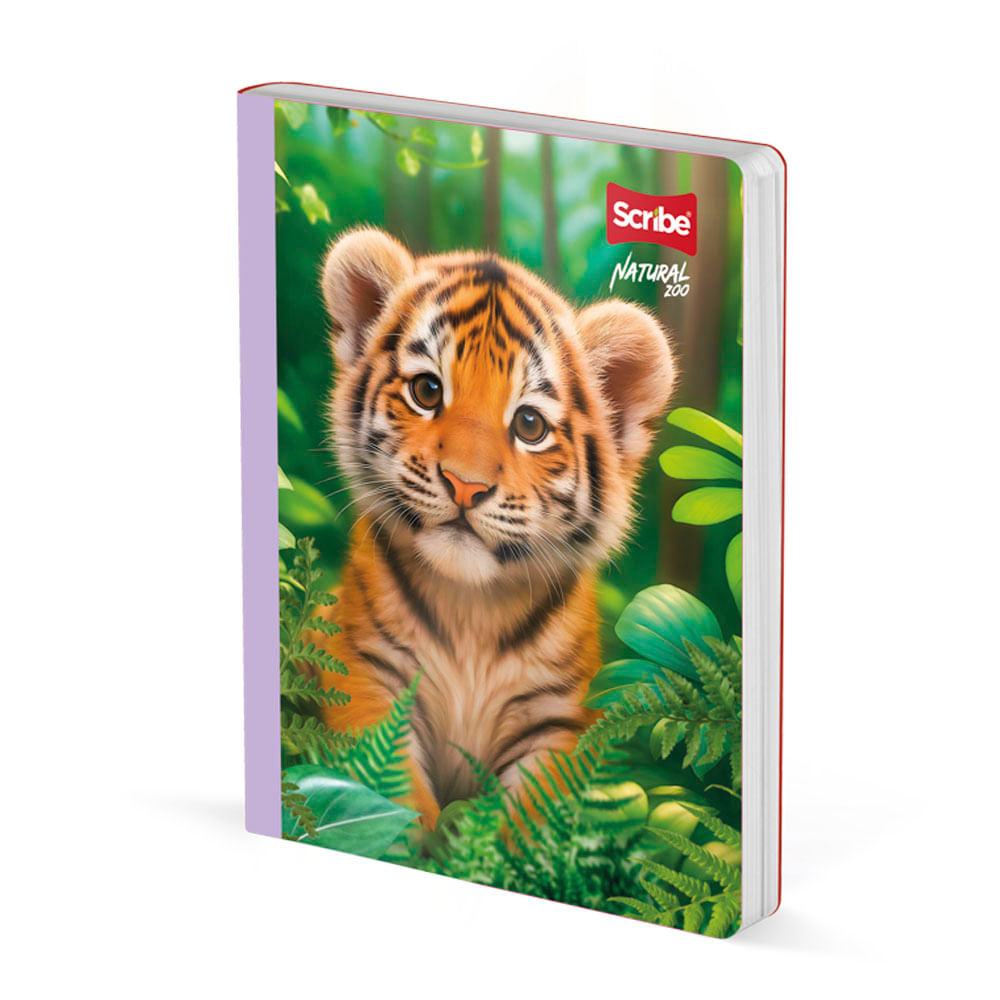 Cuaderno Cosido Pasta Dura 95 Natural Zoo 100 Hojas Cuadriculado Scribe Surtido